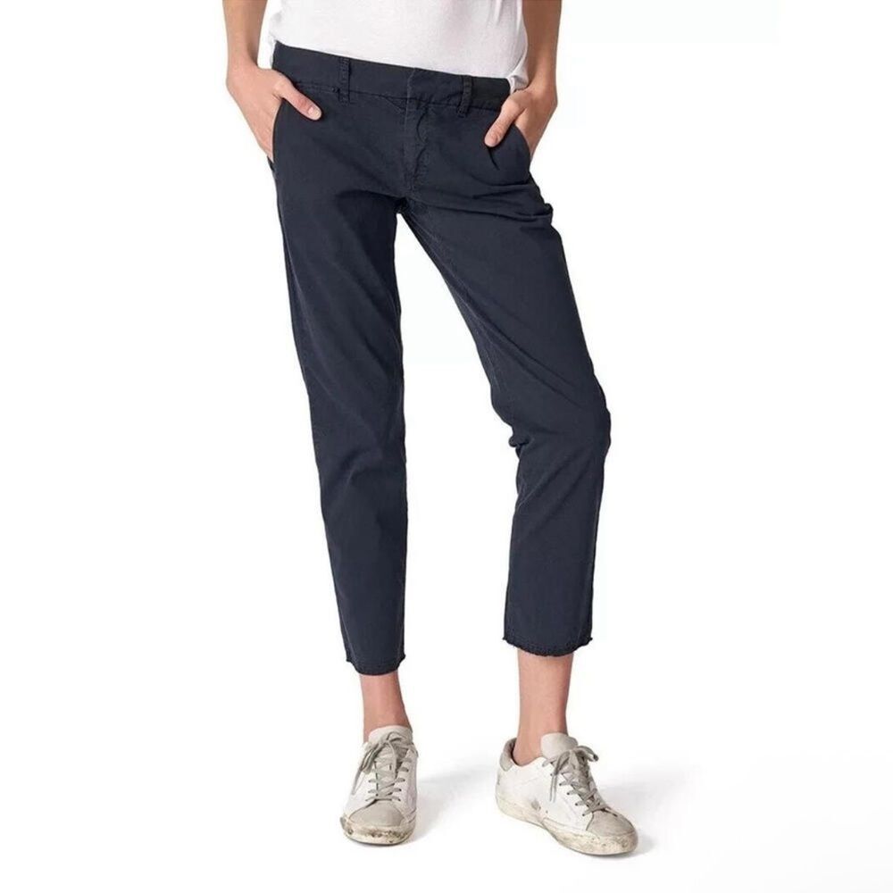 Nili Lotan Womens Black Cotton East Hampton Chino Pants